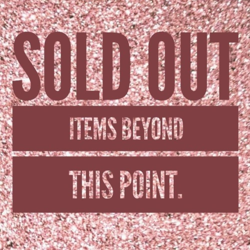 Sold out beyond this point